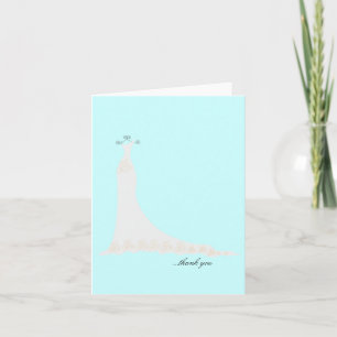 Bridal Obrigado Notas {Teal}