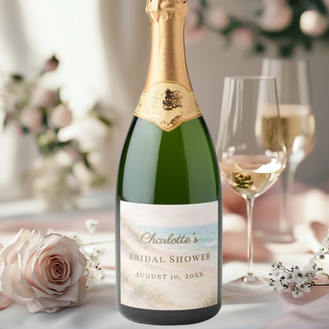 Bridal Shower beach coastal elegant (Criador carregado)