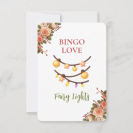 Bridal Shower Game Bingo Card – Fairy Lights