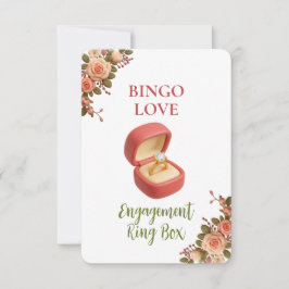 Bridal Shower Game Bingo Card – Ring Box