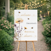 Bridal Shower wildflower Bride to Bee