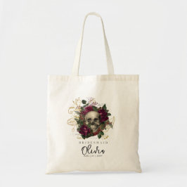 Bridesmaid Bolsa Gótica - Brurgundy Personalizada