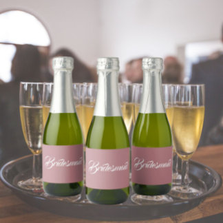 Bridesmaid de Casamento de Script Estilizado Dusty