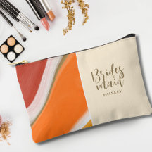 Bridesmaid Gifts Makeup Bag - Sunset Inspirado