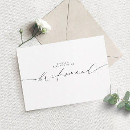Bridesmaid - Tipografia Editável Minimalista