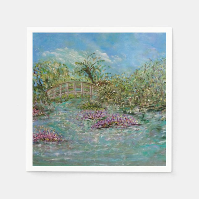 "Bridge Impressions" guardanapos de coquetel (Frente)