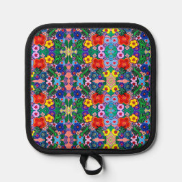 Bright Abstrato Flower Art