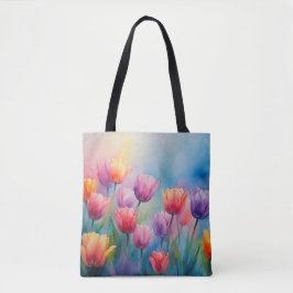 Bright Bloom Tulips Bolsa