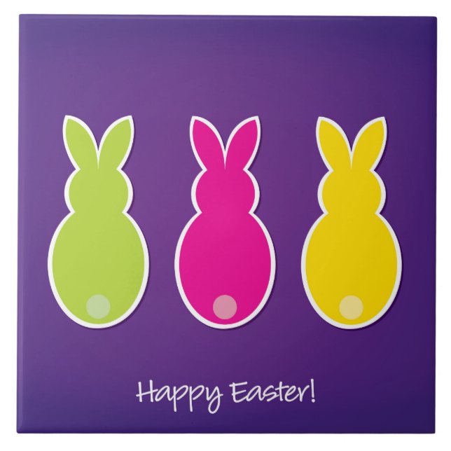 Bright Easter Bunny Silhouette (Frente)
