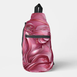 BRIGHT PINK ABSTRACT SWIRLS