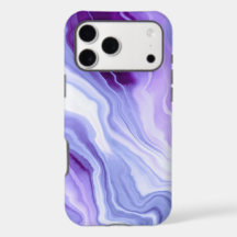 Bright purple marbling