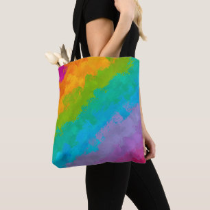 Bright Rainbow Prêmio de Festa de aniversário Tote