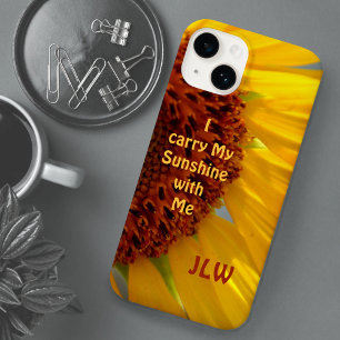 Bright Sunflower Floral Floral Cas