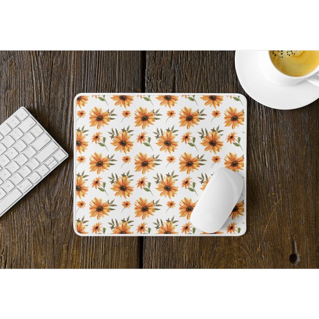 Bright Sunflower Mousepad (Criador carregado)
