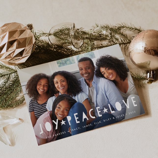 Bright Tidings | Cartão de Colagem de Fotos de Fer (Criador carregado)