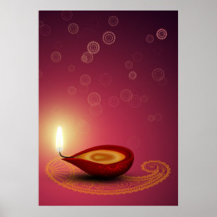 Brightful Diwali - impressão do poster