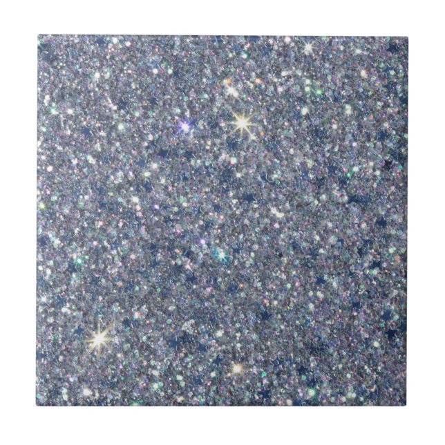 brilha prateada brilha a textura brilhante (Frente)