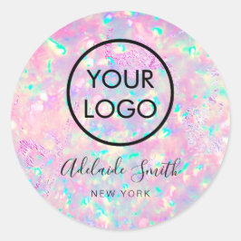 brilhante adesivo púrpura rosa opal