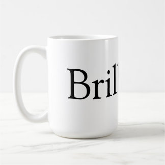 Brilhante! caneca de café