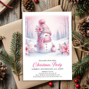 Brilhante Convite Digital de Natal do Boneco de Ne