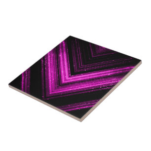 Brilhante magenta rosa metálico preto chevron
