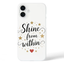 Brilhar de dentro - Citação Celestial de Autoamor