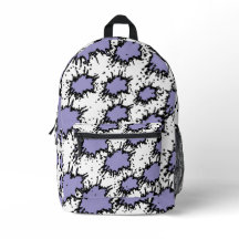 Brilhe Ousado em Roxo – Mochila Artística e na Mod