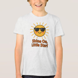 Brilhe Pequena Estrela Design de Sol Fofo