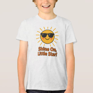 Brilhe Pequena Estrela Design de Sol Fofo