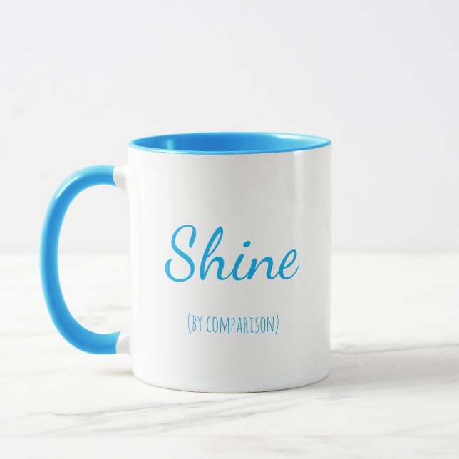 Brilhe por Comparação - Caneca (Esquerda)