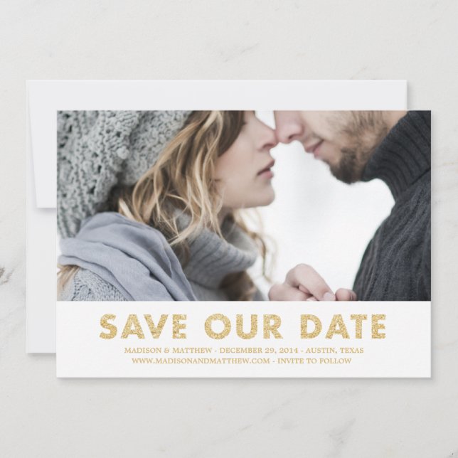 Brilho | Anúncio de Salve a Data (Frente)