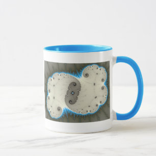 Brilho Azul - Caneca Fractal