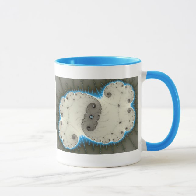 Brilho Azul - Caneca Fractal (Direita)