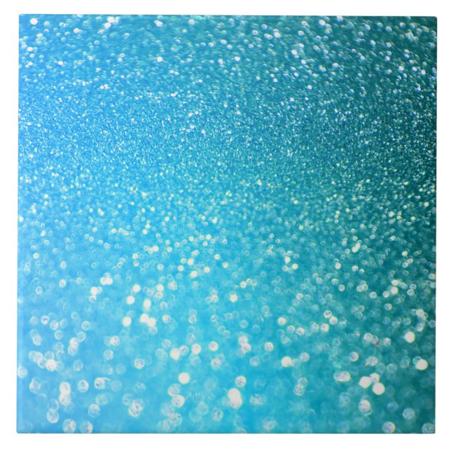 Brilho azul do verão da praia do Aqua (Frente)