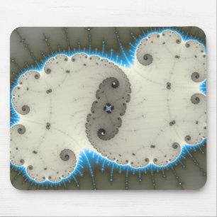 Brilho Azul - Mousepad Fractal