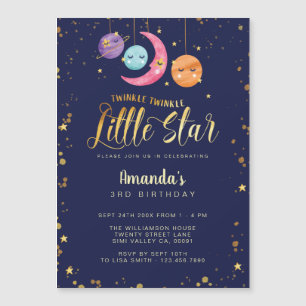 Brilho Brilho Estrelas & planetas Aniversário