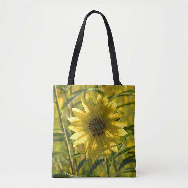Brilho de girassol - Tote Bag impresso (Frente)