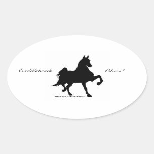 Brilho de Saddlebreds! Etiqueta