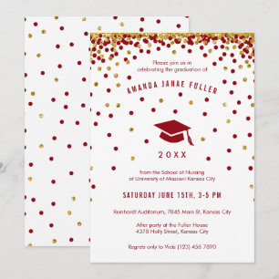 Brilho Dourado do falso marrom do convite   da