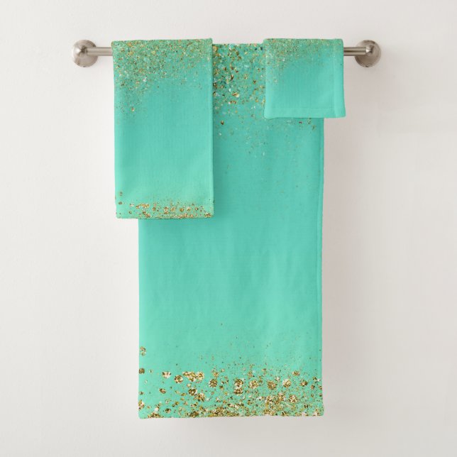 Brilho Dourado em Cascata & Toalhas Glam Modernas  (Insitu)