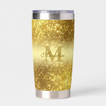 brilho dourado personalizado
