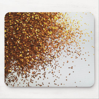 Brilho Dourado polvilhado Mousepad horizontal