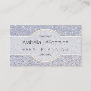 Brilho elegante do cartão de visita dos eventos de