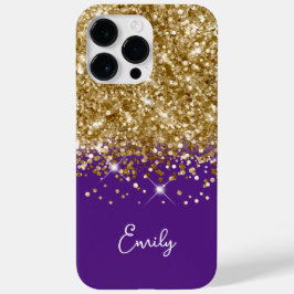 Brilho Glam Roxo Real e Dourado