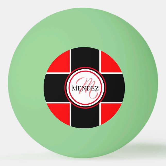 Brilho Monograma Na Bola De Pinos Escuros (Frente)