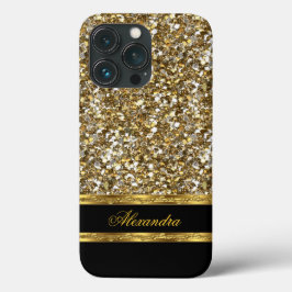 Brilho Preto e Dourado Elegante