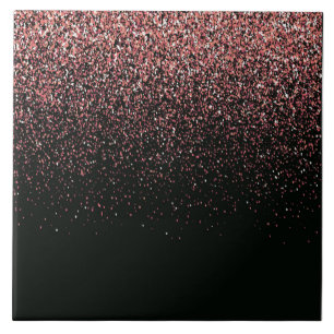 Brilho preto-e-rosa