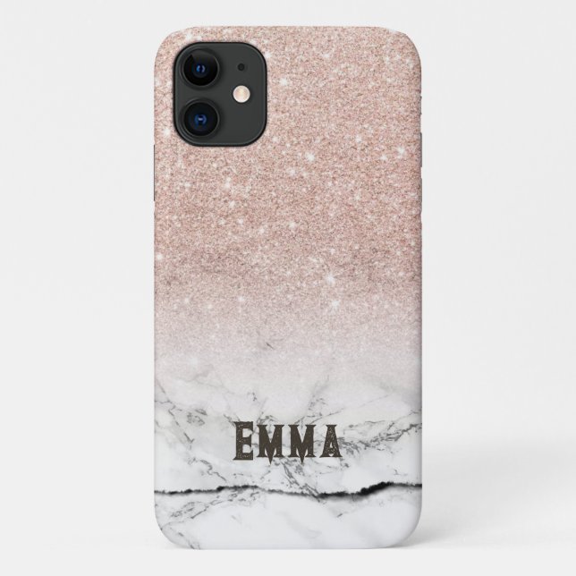 brilho rosa Emma em Capas de iPhone 11 (Verso)
