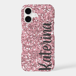 Brilho Rosa Personalizado com Seu Nome.