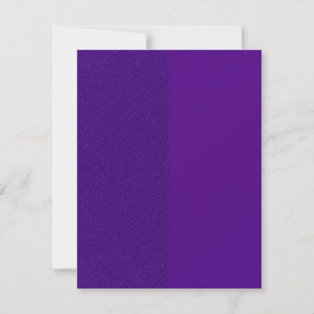 Brilho Roxo e Cartões de Nota Plana de Matriz - Pe (Frente)